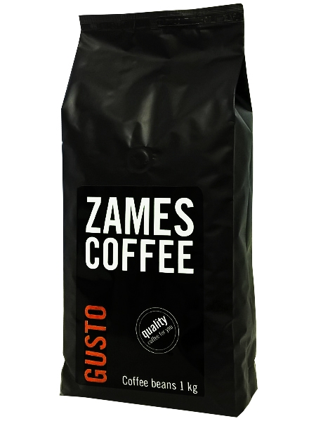 17882 Кофе в зернах ZAMES Gusto 1 кг | 50% Арабики -оптом