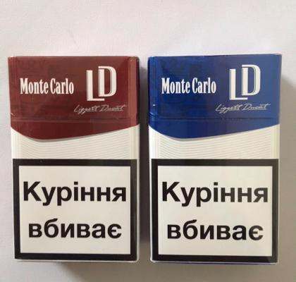 31048 Сигареты мелким и крупным оптом LD и LD Monte Carlo красные и синие (320$)